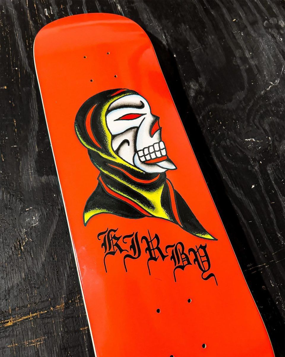 ‘Seven Trumpets’ board series par Frank William x Deathwish Skateboards