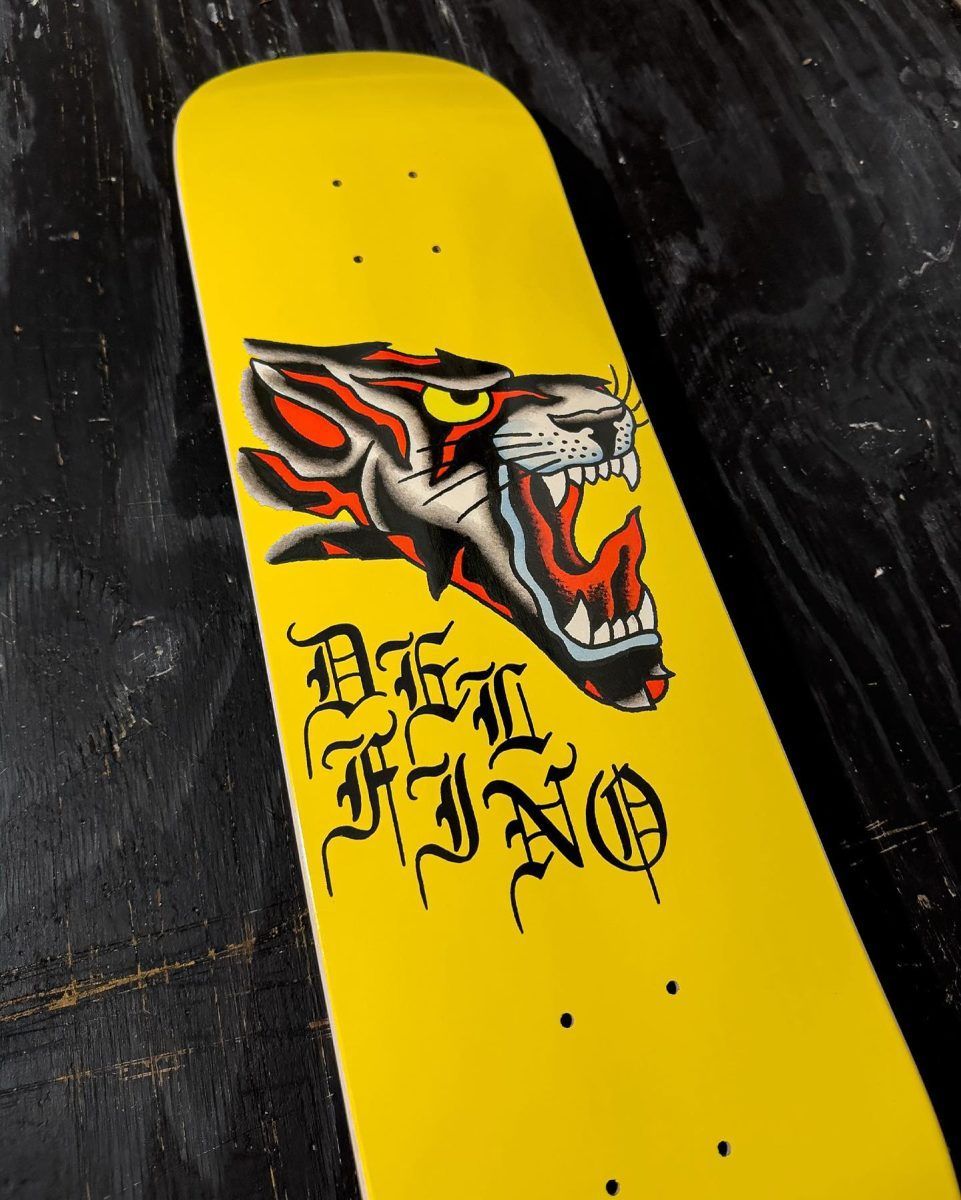 ‘Seven Trumpets’ board series par Frank William x Deathwish Skateboards