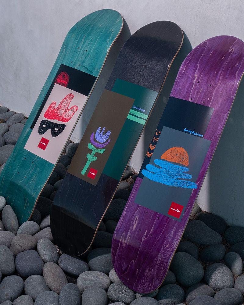 Icon series by Carlos Gutierrez x Chocolate Skateboards