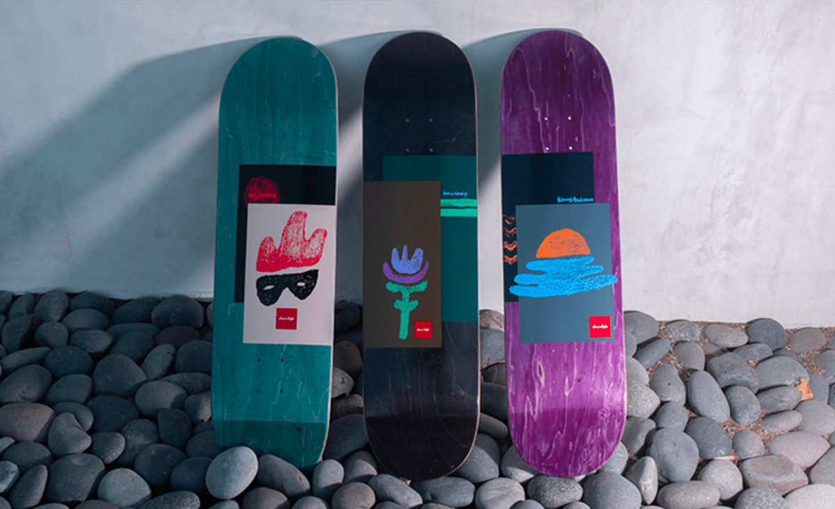 Icon series by Carlos Gutierrez x Chocolate Skateboards