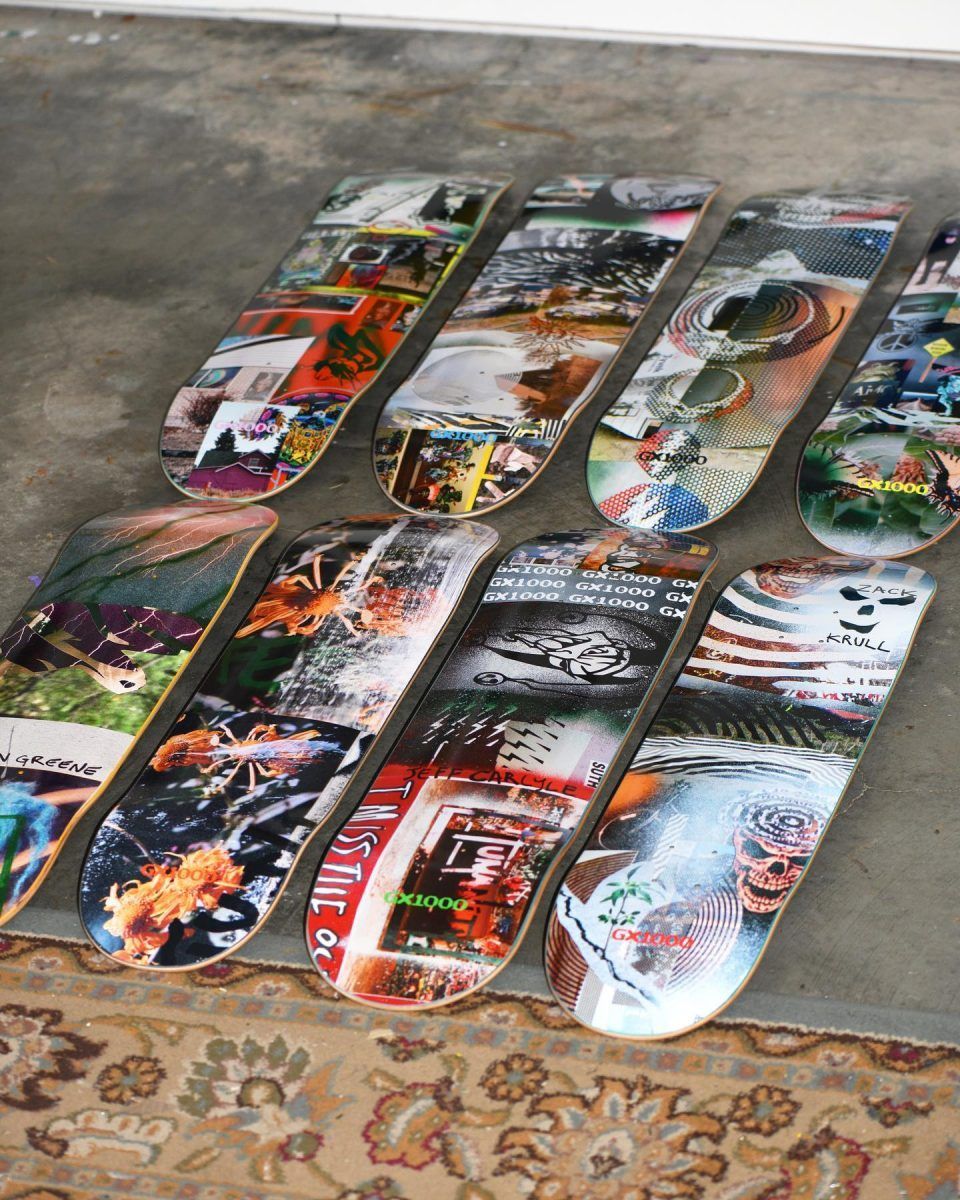 Peter Sutherland x GX1000 skateboards