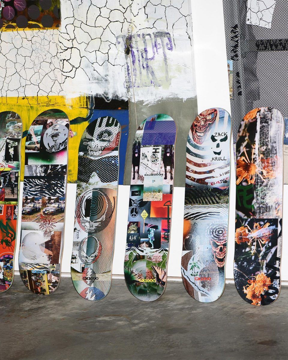 Peter Sutherland x GX1000 skateboards