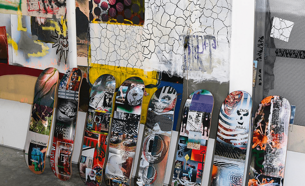 Peter Sutherland x GX1000 skateboards