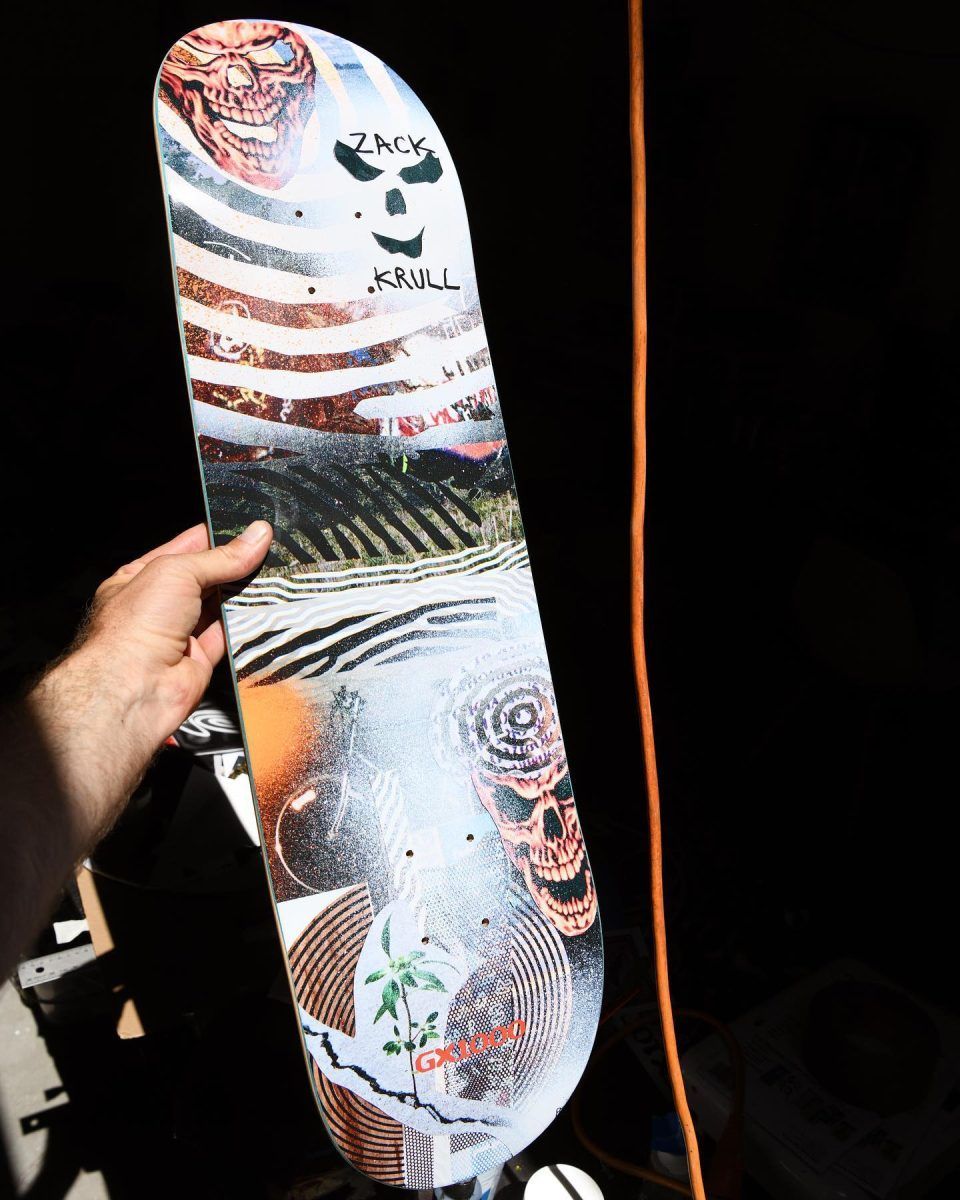 Peter Sutherland x GX1000 skateboards