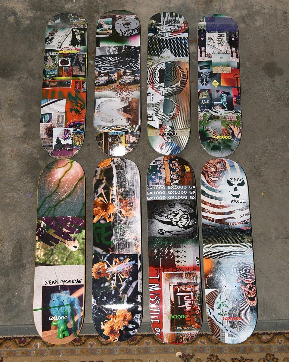 Peter Sutherland x GX1000 skateboards