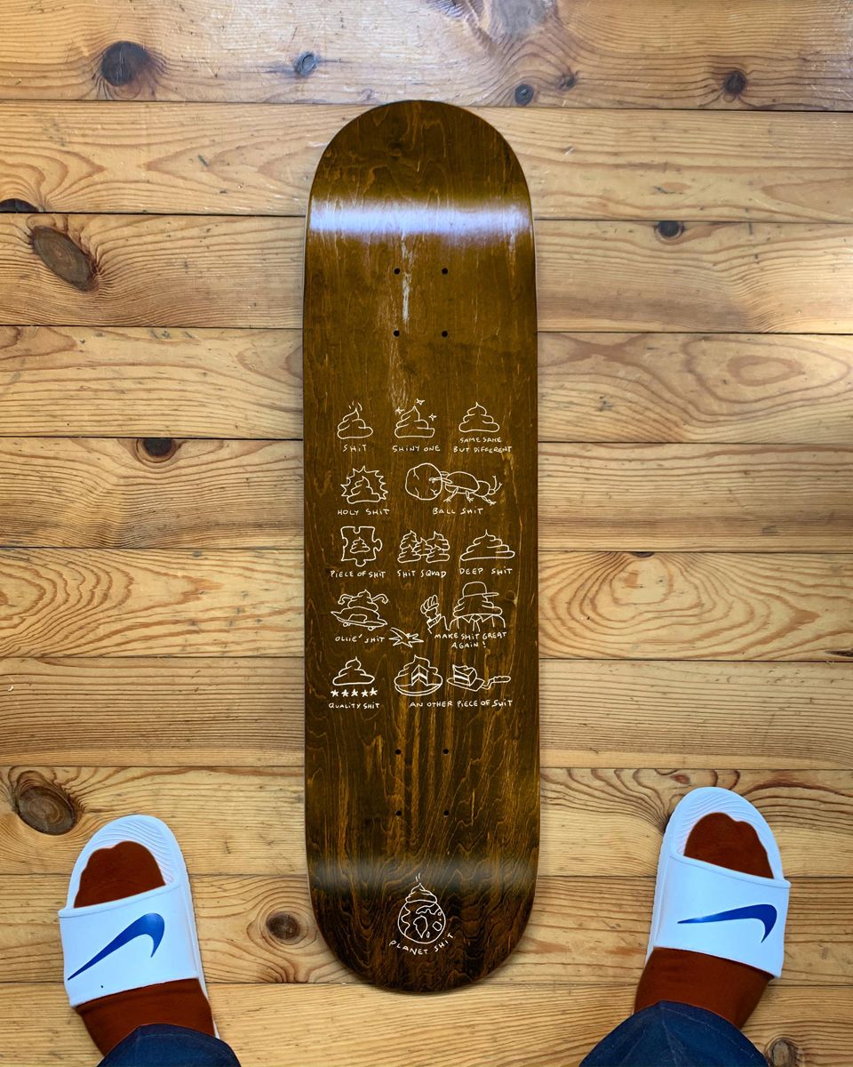 Deep shit skateboard by Ogbruceligne