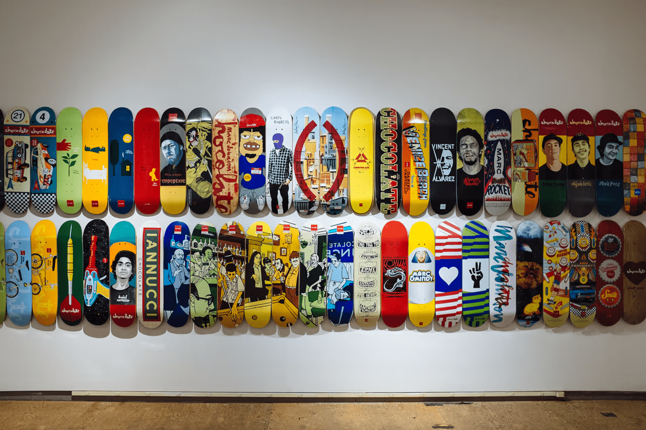 Every skateboards made by Chocolate Skateboards