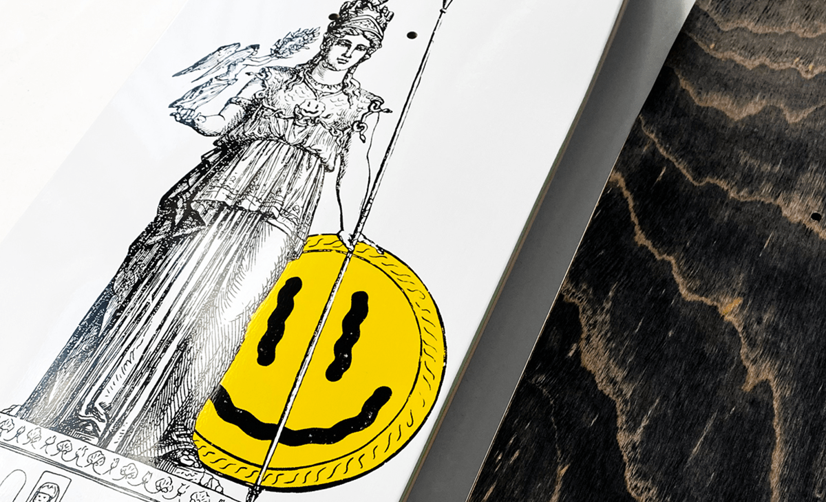 Athena X Street Art Skateboard