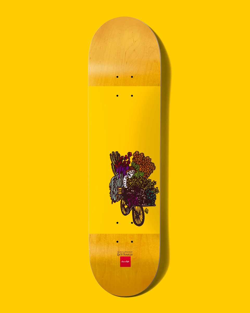 Cada Dia Ya La Misma Hora By Caleb Guttierez For Chocolate Skateboards