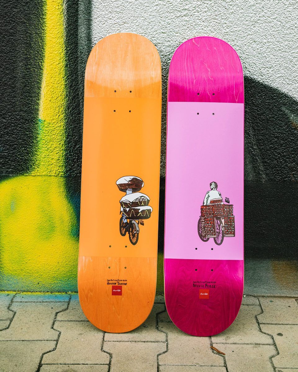 Cada Dia Ya La Misma Hora By Caleb Guttierez For Chocolate Skateboards