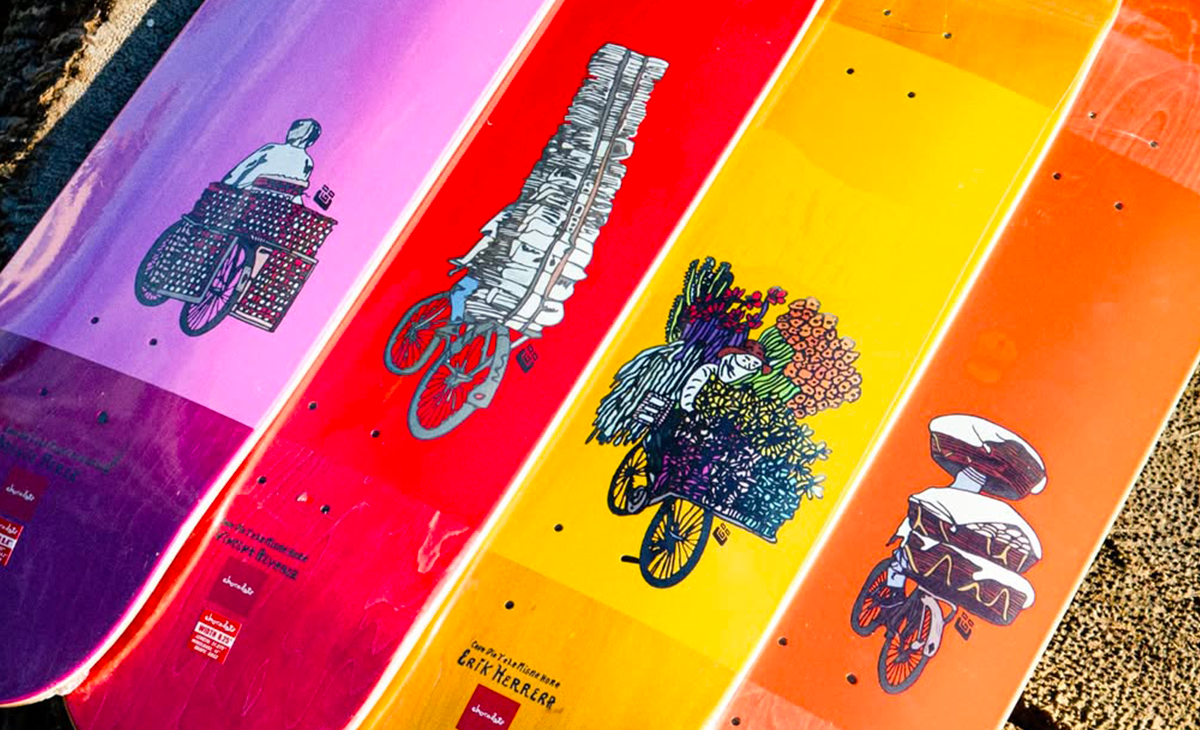 Cada Dia Ya La Misma Hora By Caleb Guttierez For Chocolate Skateboards