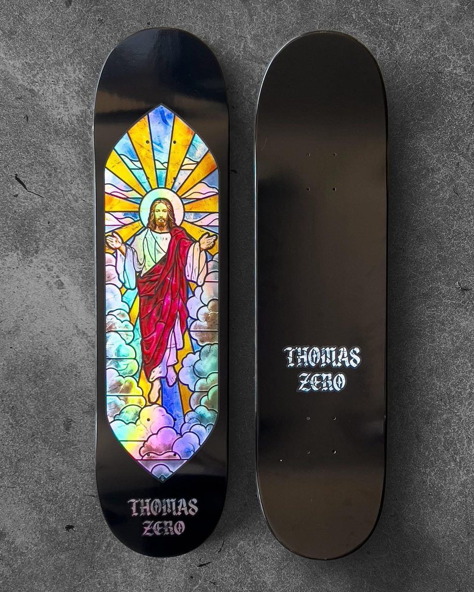 Stained Glass Série Par Paul Brown X Zero Skateboards