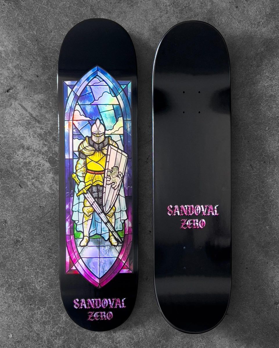 Stained Glass Série Par Paul Brown X Zero Skateboards