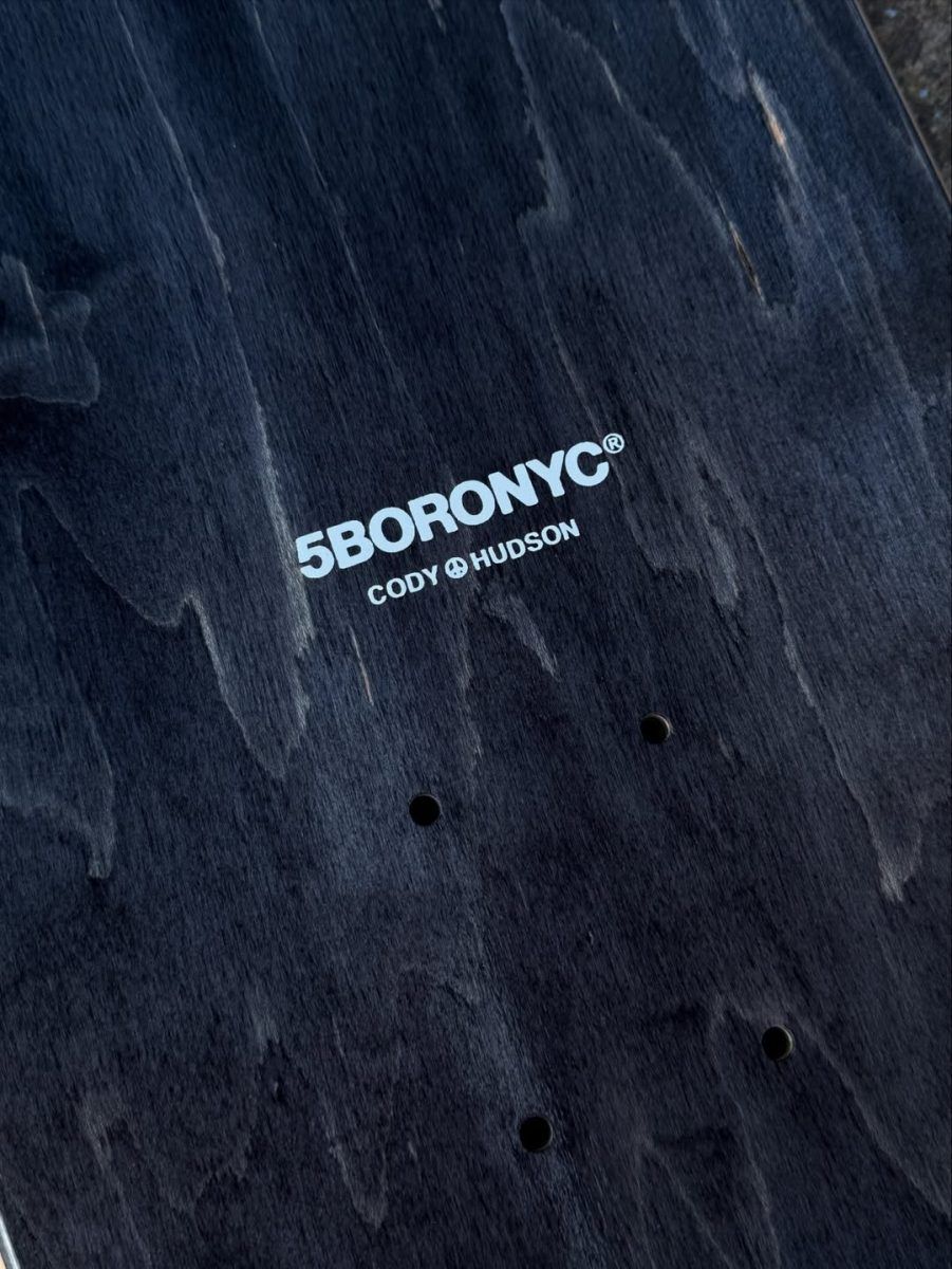 Artist model by Cody Hudson x 5BORO NYC skateboard