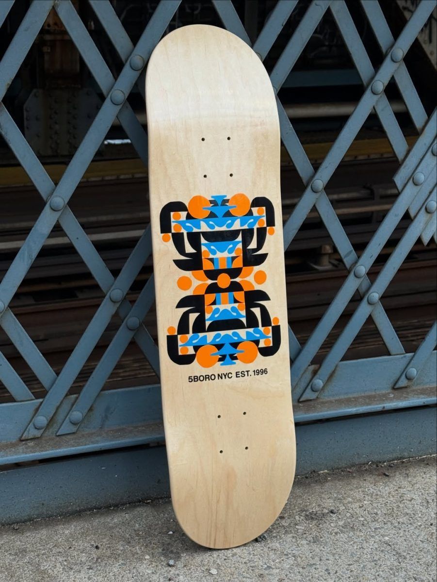 Artist model by Cody Hudson x 5BORO NYC skateboard