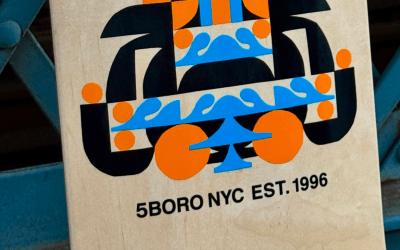 Artist model by Cody Hudson x 5BORO NYC skateboard