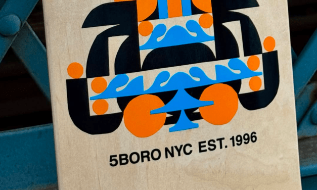 Artist model by Cody Hudson x 5BORO NYC skateboard