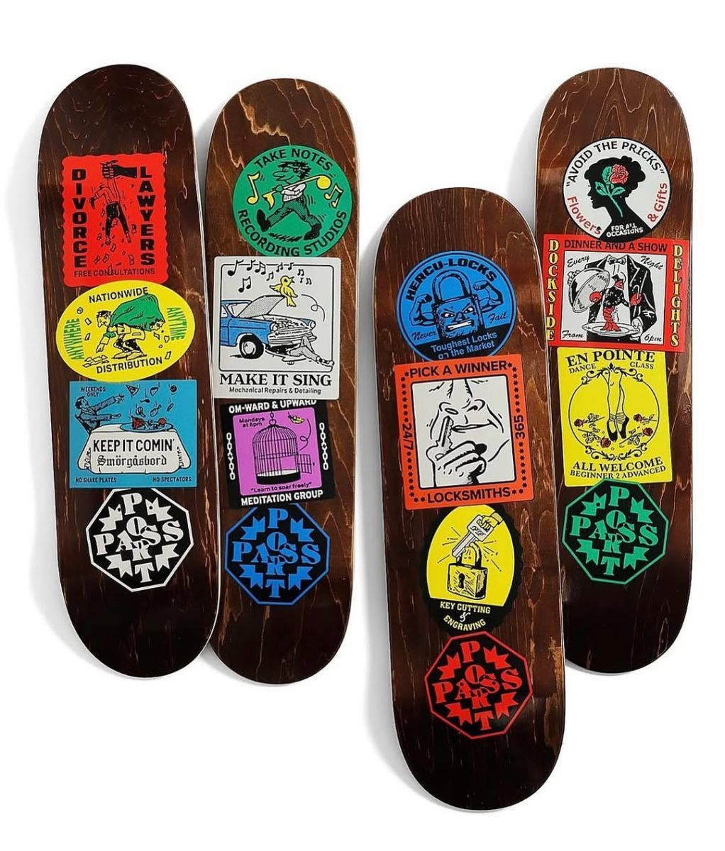 Coaster series by Marcus Dixon x Pass~port Skateboards