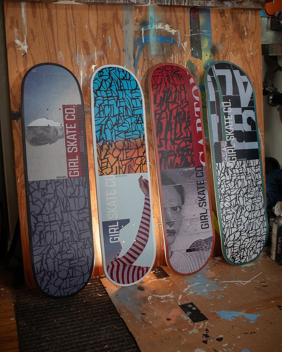 Splinter series by Andy Jenkins for Girl Skateboards