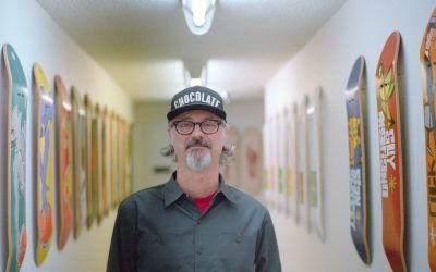 Andy Jenkins, artist & art director of Girl Skateboards