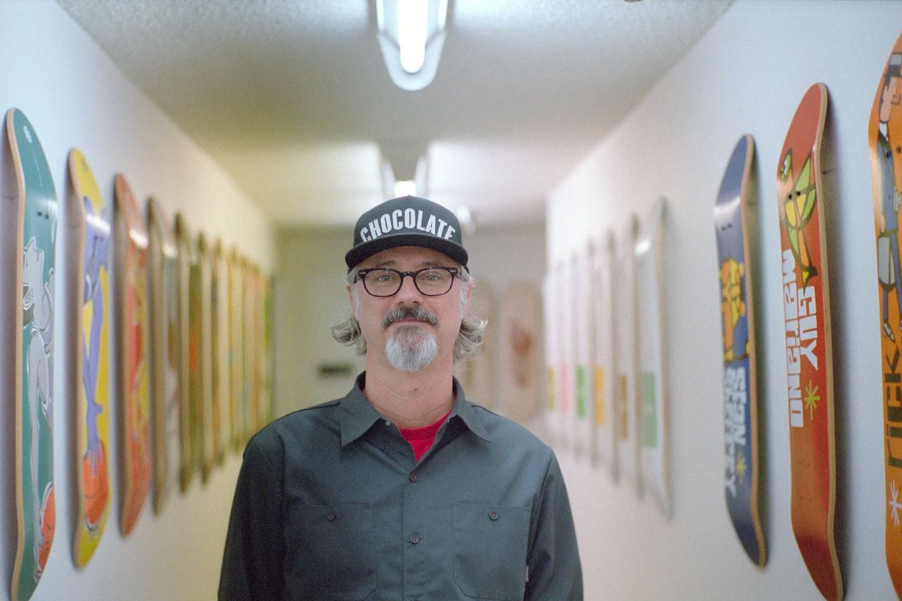 Andy Jenkins, artist and Art Director of Girl Skateboards