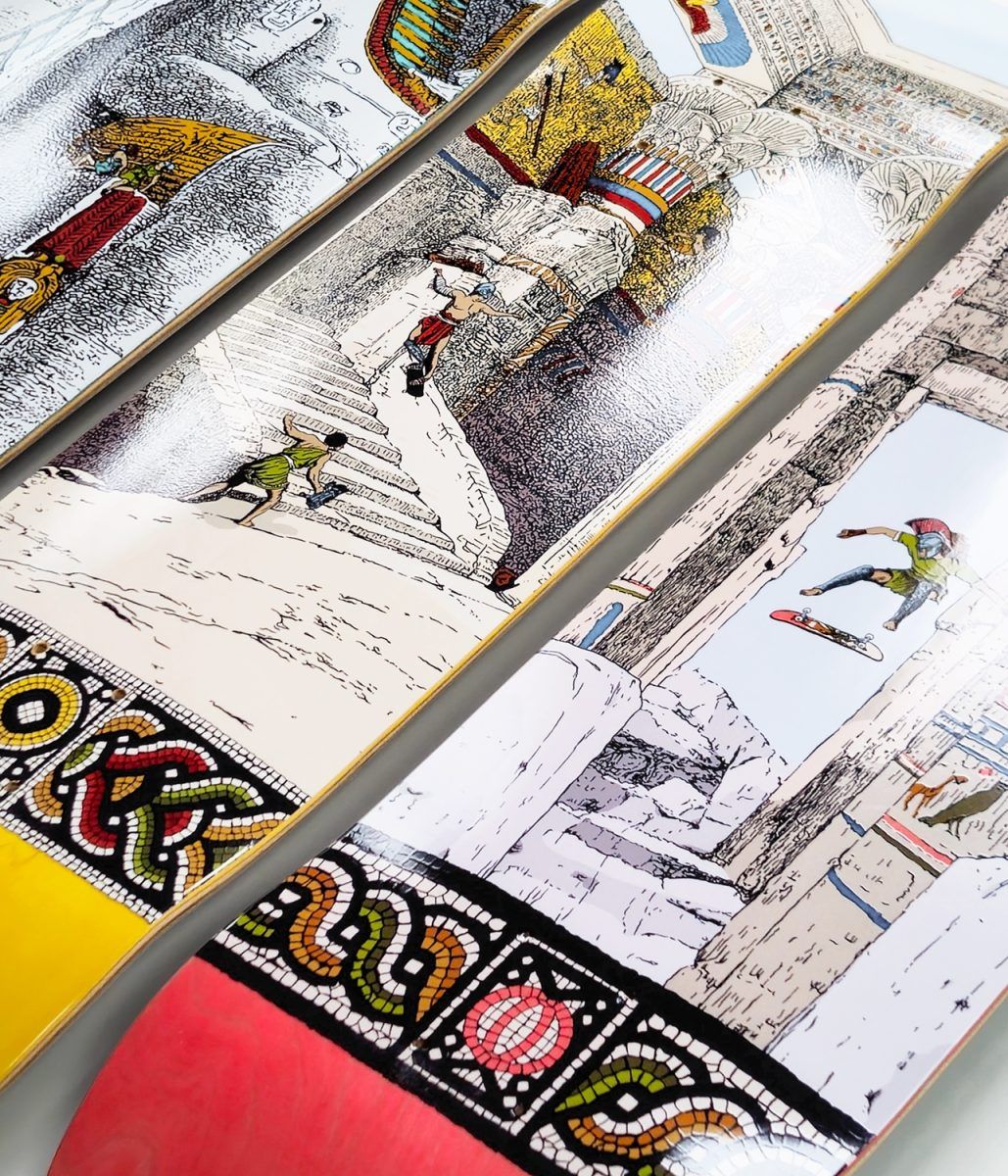 Gladiators Series by Rom av.JC x Decathlon Skateboards