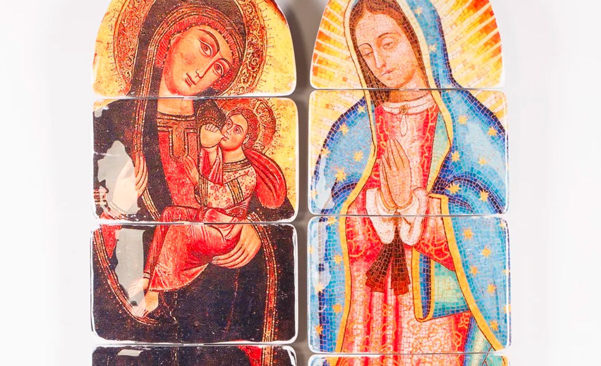 Madonna & Guadelupe skateboards by Stiger Woods