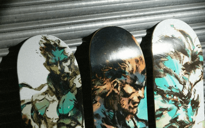 Metal Gear Solid x HUF skateboards series