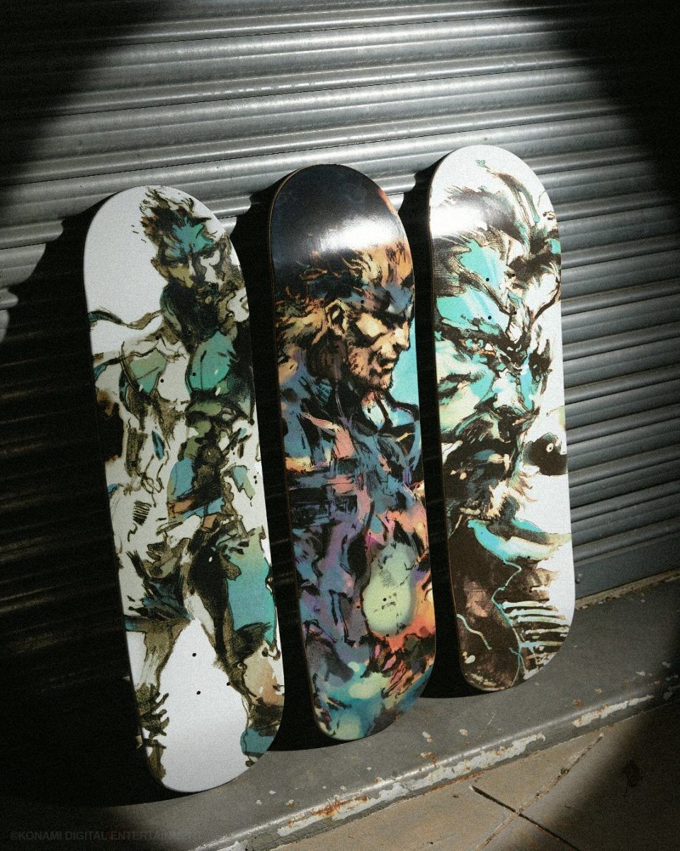 Metal Gear Solid X HUF Skateboard Series