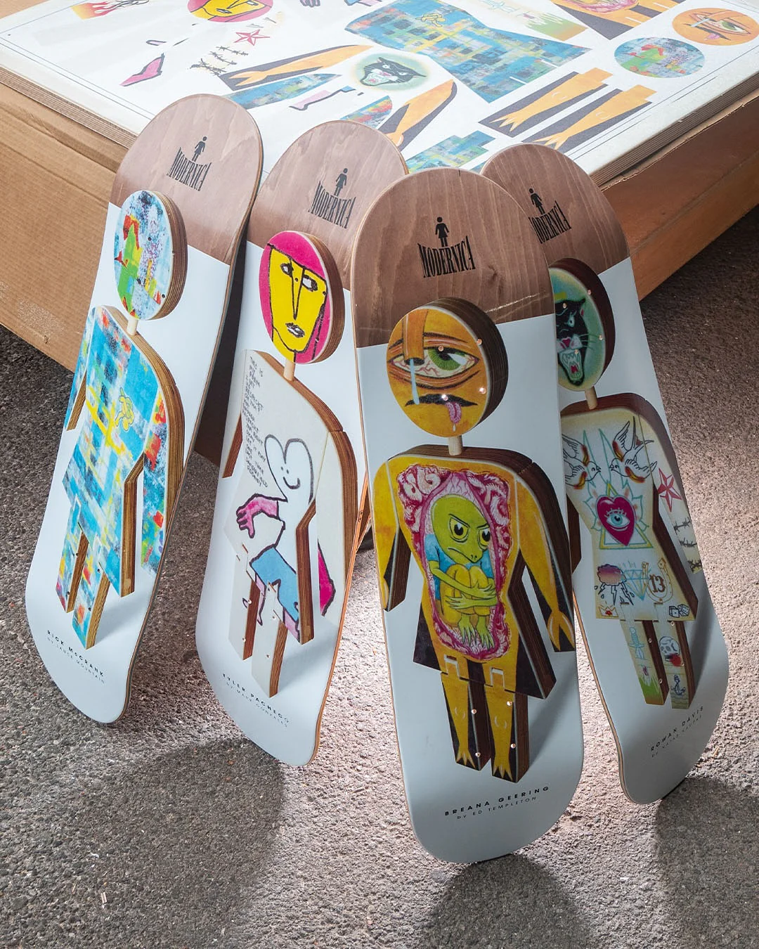 Modernica x Girl Skateboards series