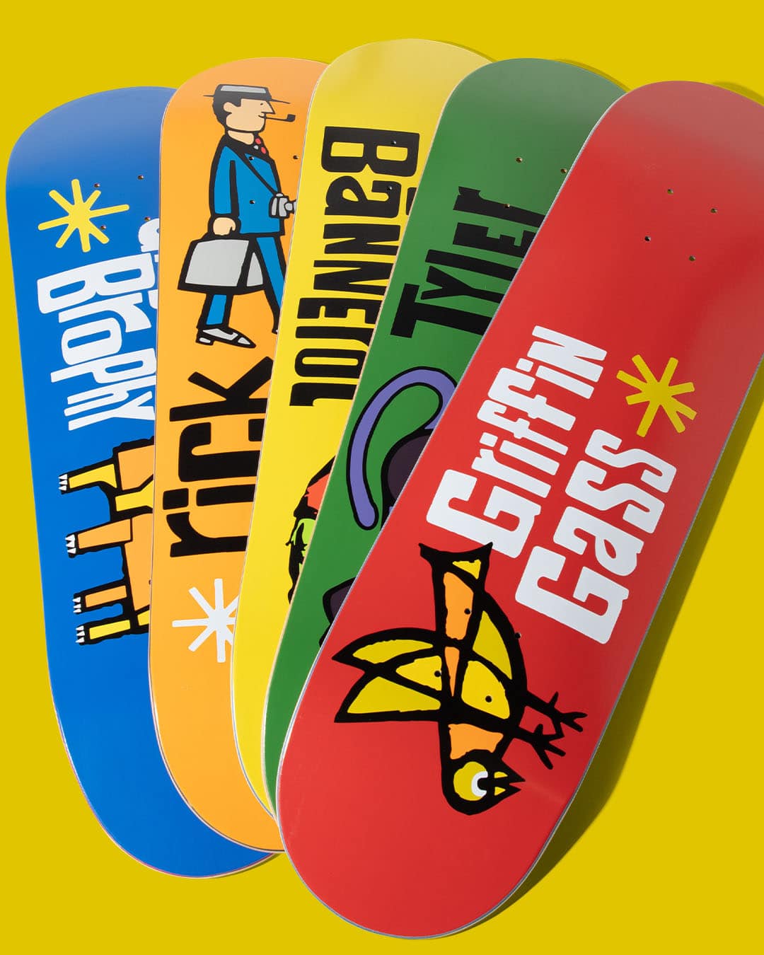 Pictograph series by Andy Jenkins x Girl Skateboards