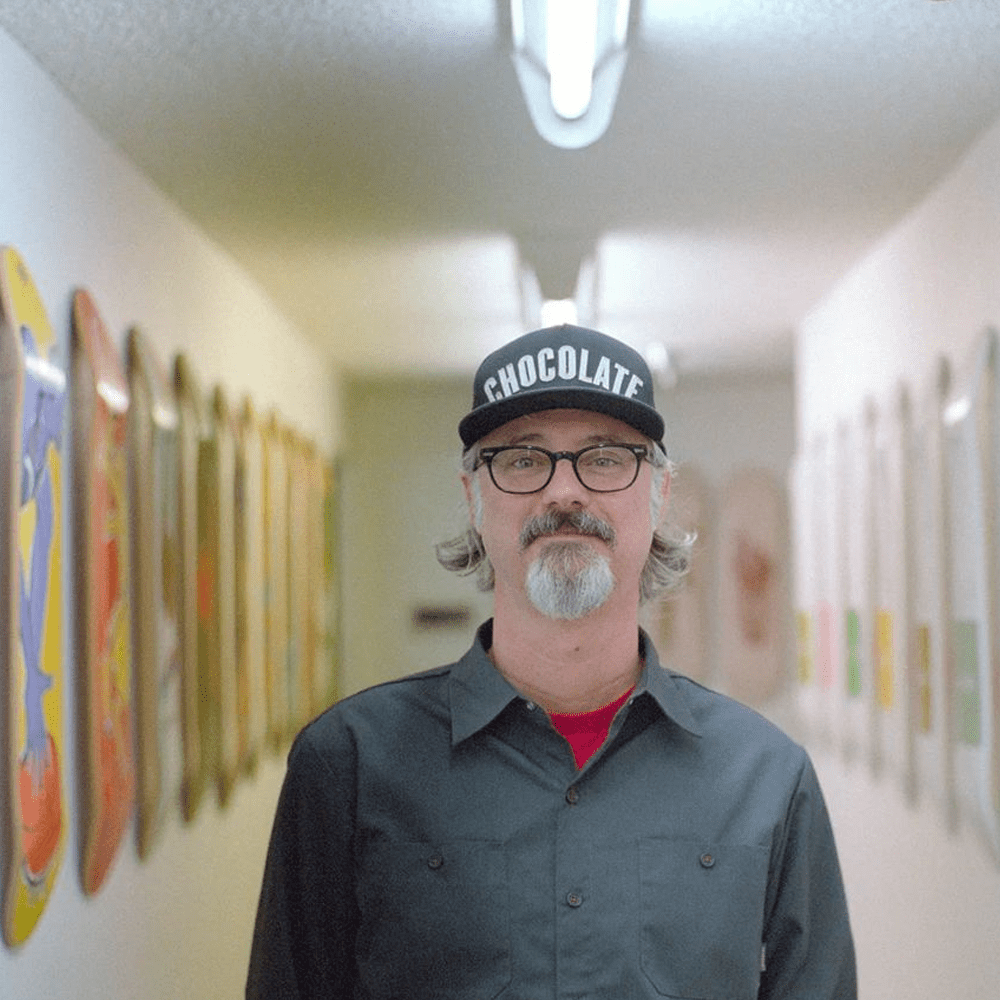 Andy Jenkins, artist & art director of Girl Skateboards