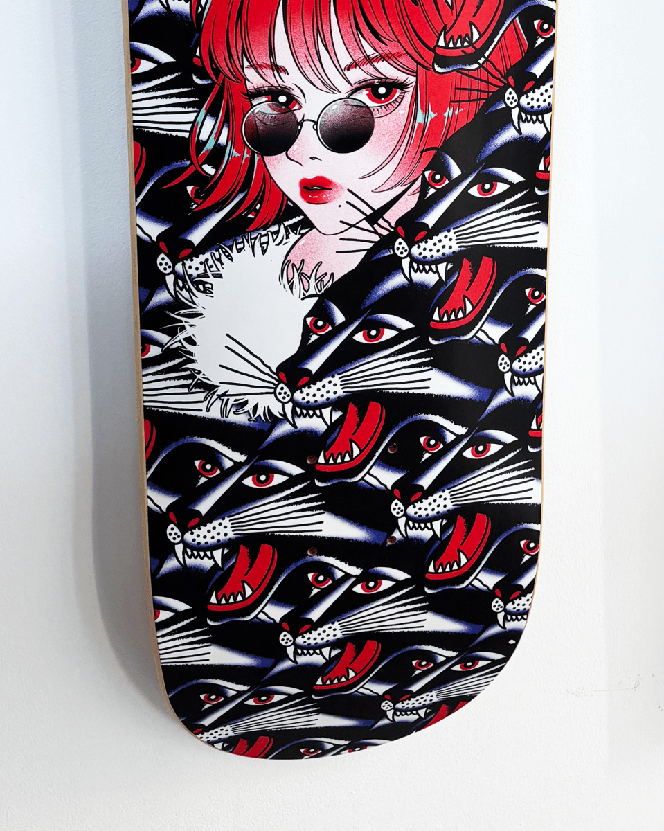 Bert Girl By Penpen X Arkaic Skateboard