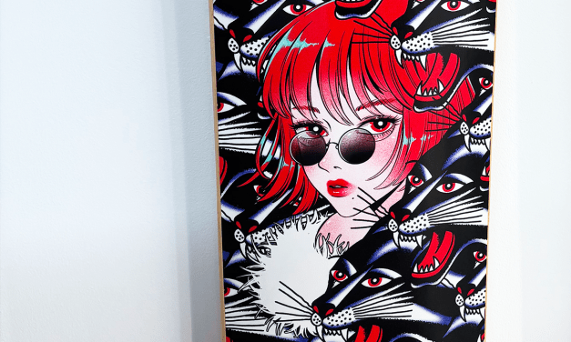 Bert girl by PenPen x Arkaic Skateboard